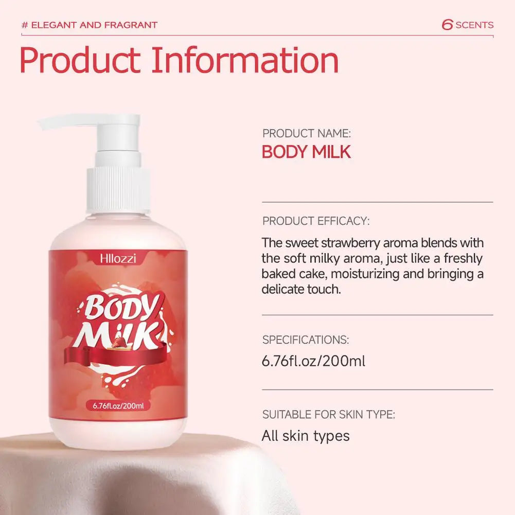 Scented Body Lotion For Women, Deep Moisturizing Cream, Womens Long-lasting Fragrance Cherry Blossom Vanilla Rose Body Lotions