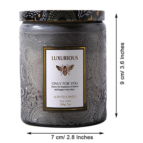 7 OZ Jar Scented Candle, Natural Soy Candle, Serenity Aromatic Candles, Home Decorative Scented Candles Gift for Friends