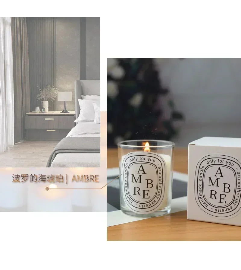 Transparent Romantic Aromatherapy Candle Lamp Gift Aromatherapy Candle Guest Gift Candle Wedding Candle Candle Jar