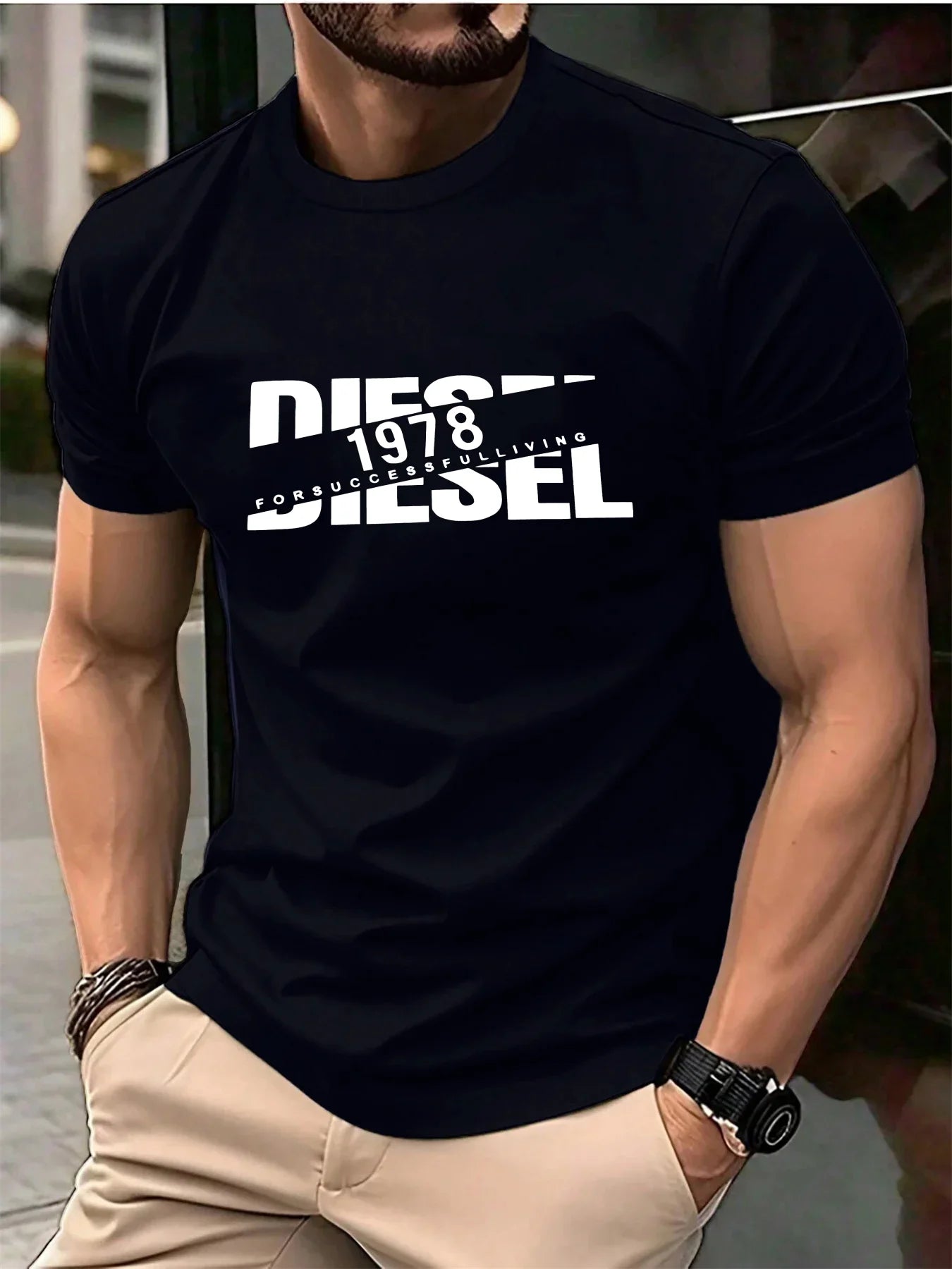 2026 new trend hot men's and women's fashion T-shirts, black T-shirts, Comfortable and loose men's and women's T-shirts