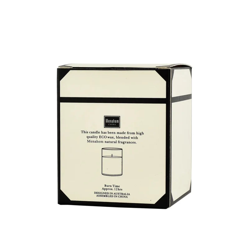 3-Color Glass Jar Scented Candle Natural Soy Wax Smokeless Aromatherapy Candle with 9 Fragrance Options for Home & Gift