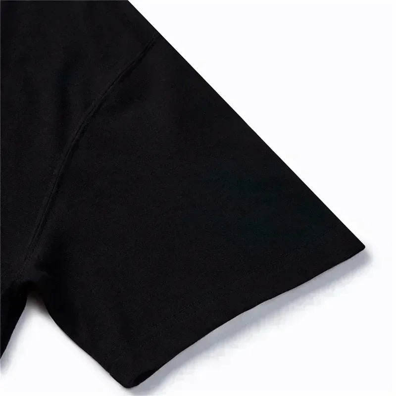 2026 new trend hot men's and women's fashion T-shirts, black T-shirts, Comfortable and loose men's and women's T-shirts