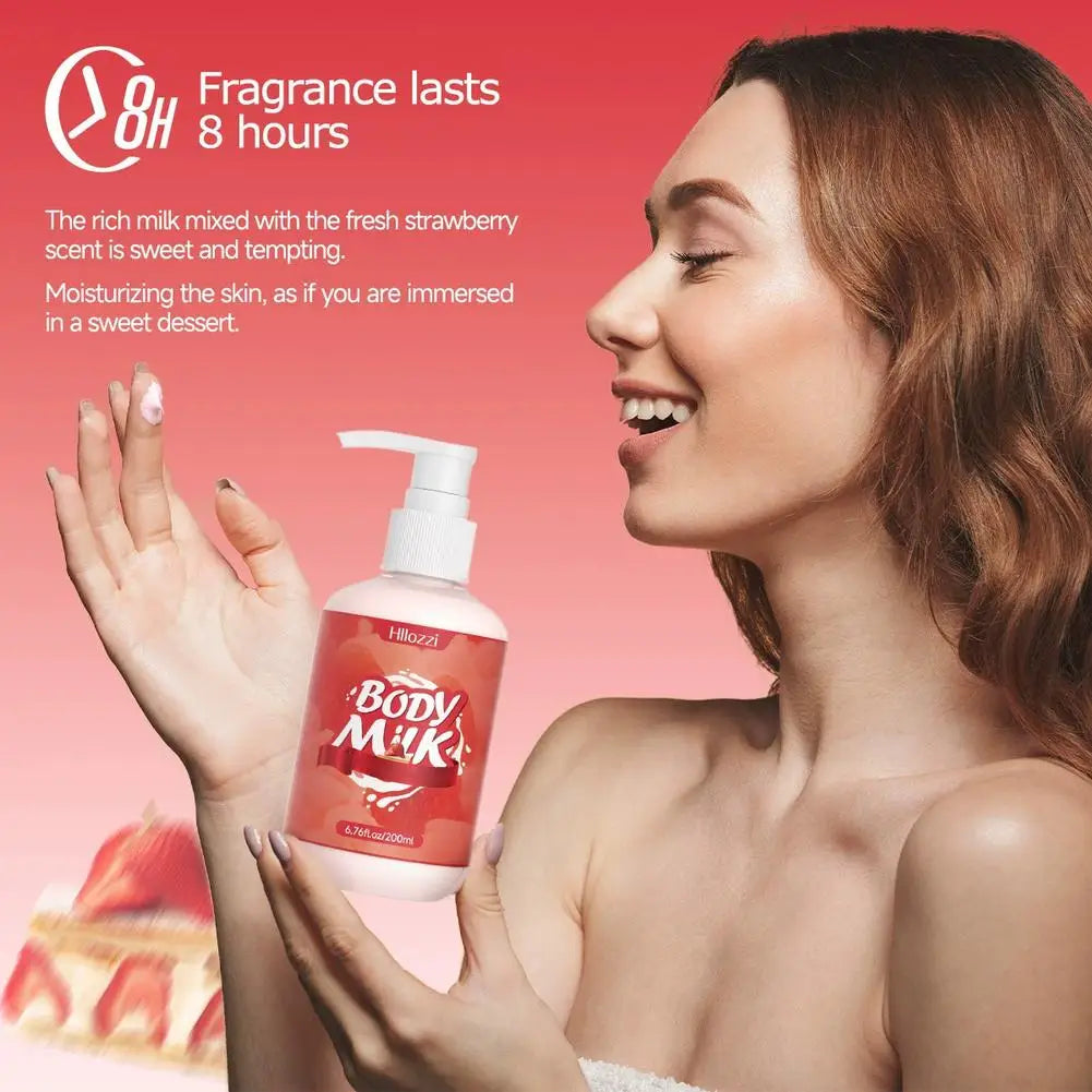 Scented Body Lotion For Women, Deep Moisturizing Cream, Womens Long-lasting Fragrance Cherry Blossom Vanilla Rose Body Lotions
