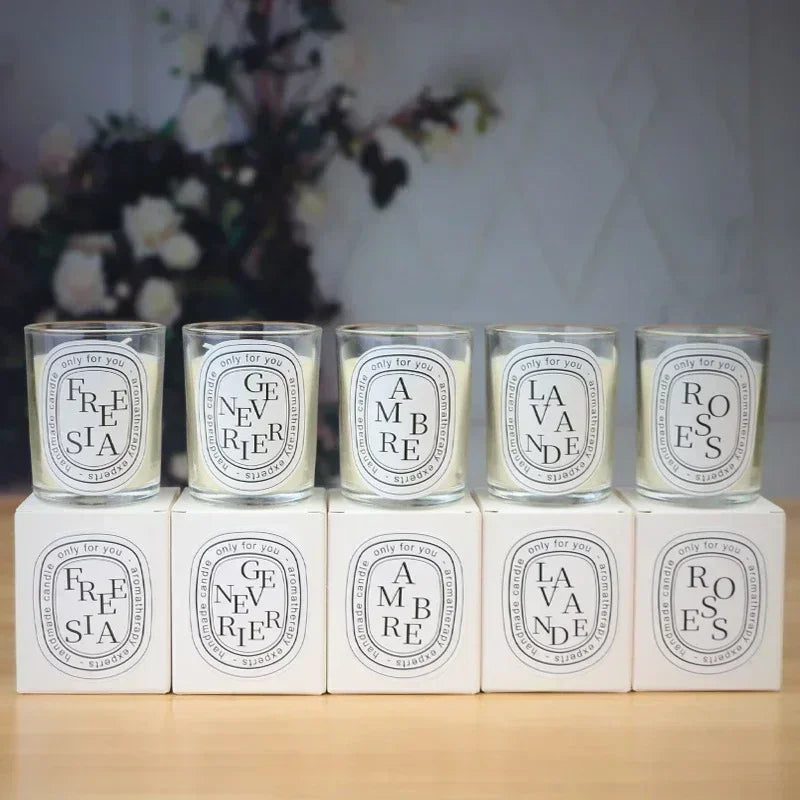 Transparent Romantic Aromatherapy Candle Lamp Gift Aromatherapy Candle Guest Gift Candle Wedding Candle Candle Jar