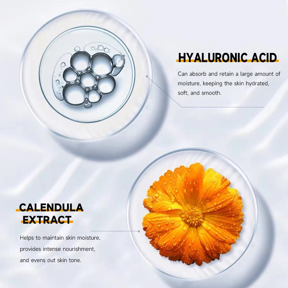 Calendula Motsturizing Cream Improve Skin Lifting Firming Facial  Anti aging Wrinkle Can Care Repair Fade Fine Lines Whiten Skin